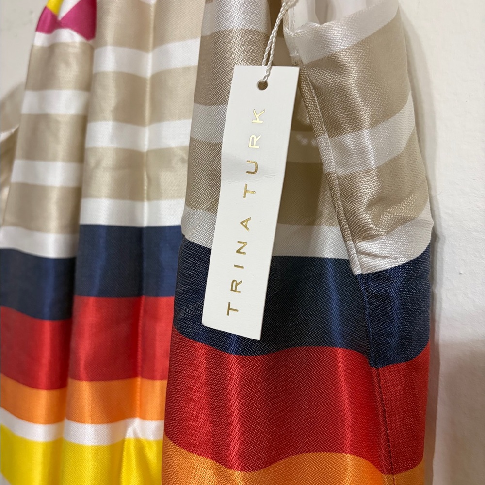 Trina Turk Vibrant Striped Maxi Dress - Picture 4 of 11
